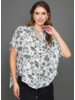 Black and White Botanicals Shirt