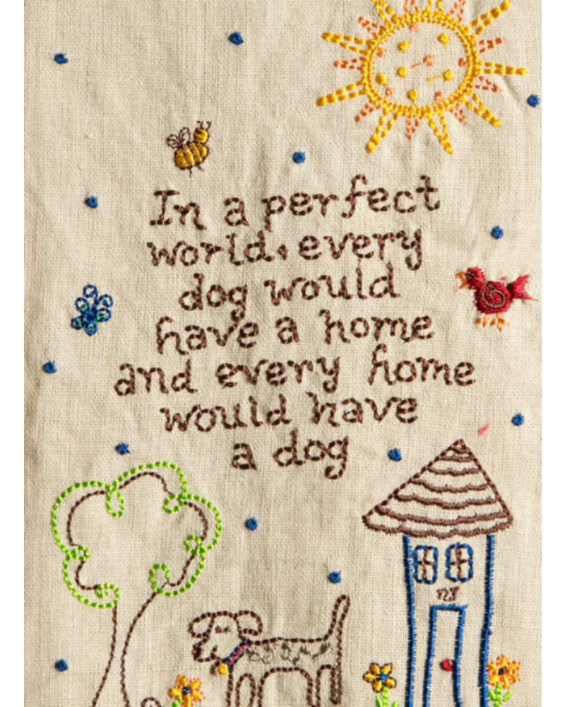 Linen Embroidered Hand Towel