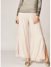 Silk Pant with Slit