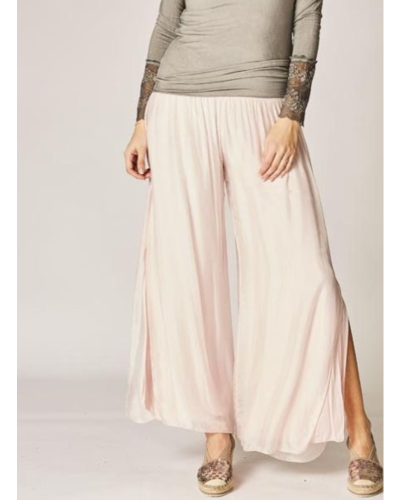 Silk Pant with Slit