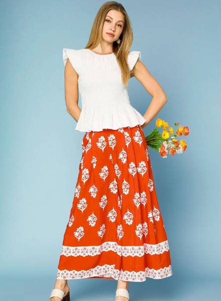 Bold Print Palazzo Pants