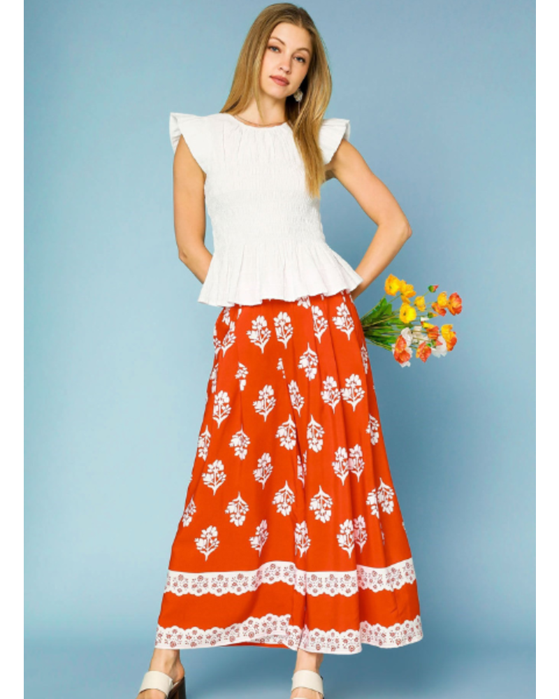 Bold Print Palazzo Pants