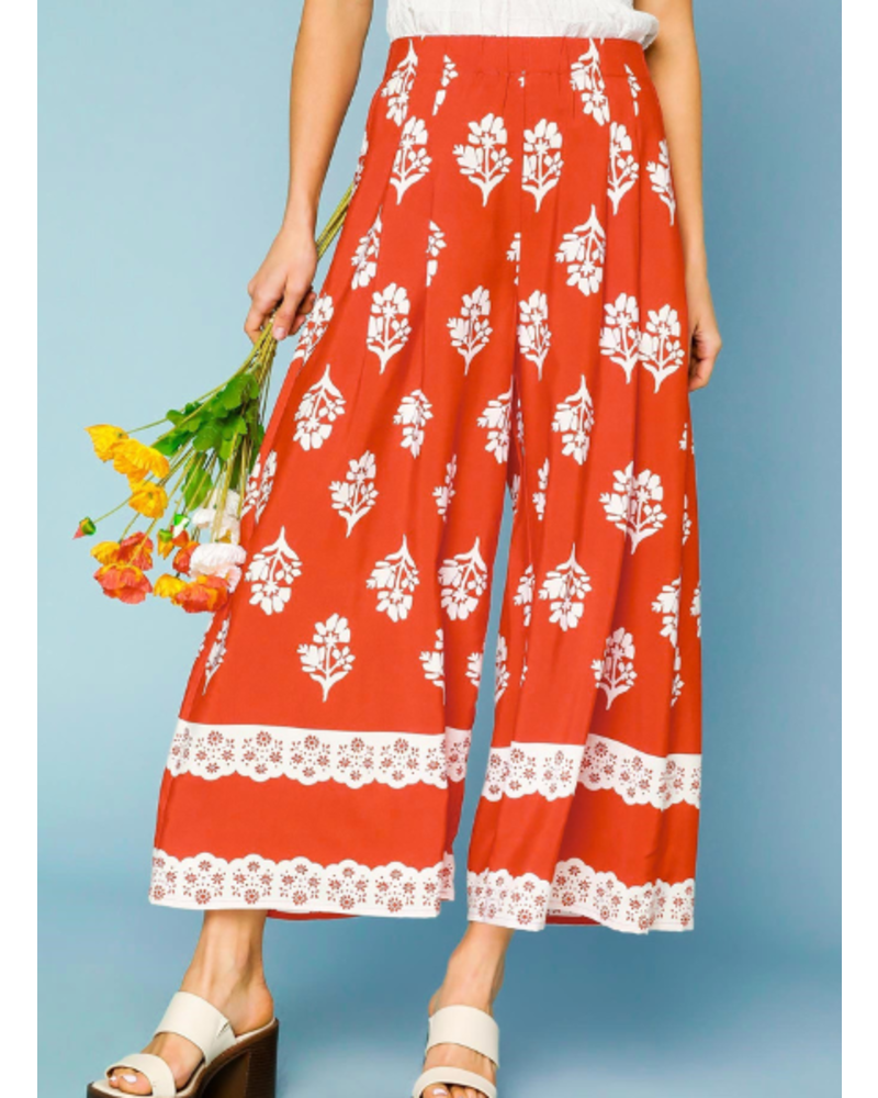 Bold Print Palazzo Pants