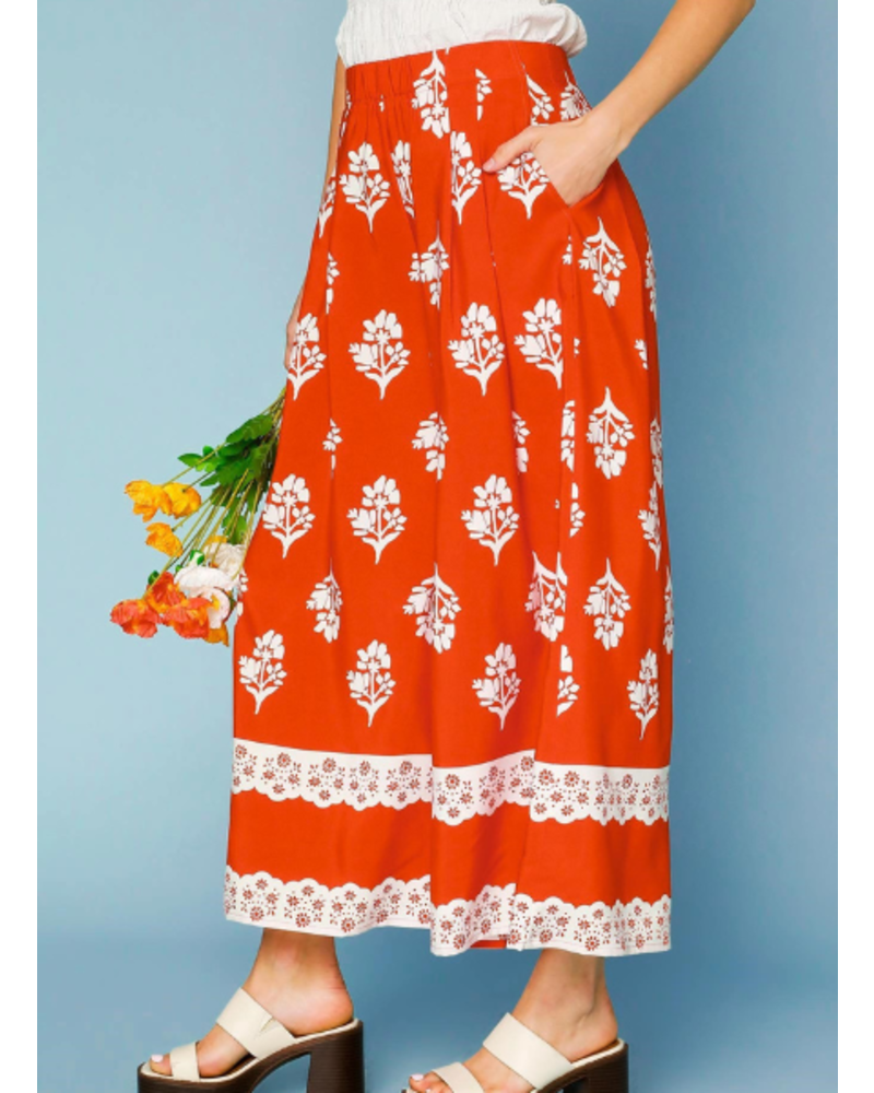 Bold Print Palazzo Pants