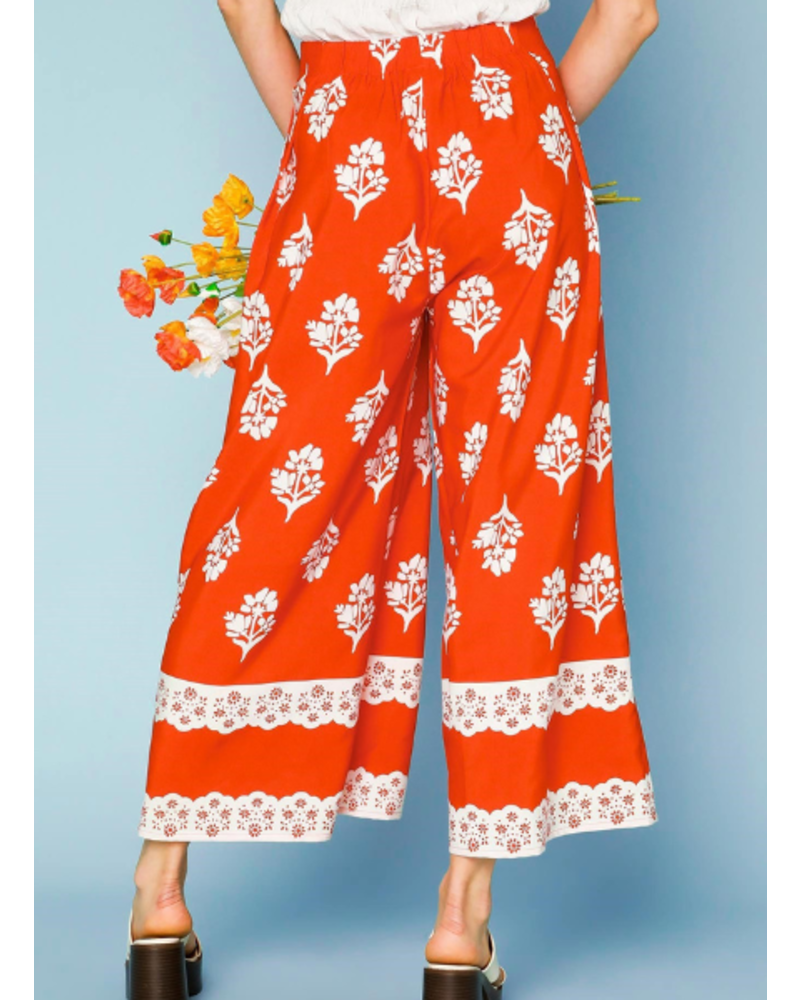 Bold Print Palazzo Pants