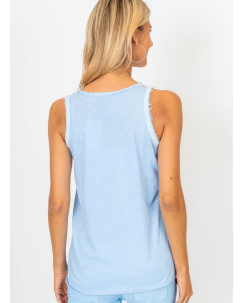 Gold and Silver Brushstrokes Tank