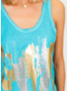 Gold and Silver Brushstrokes Tank