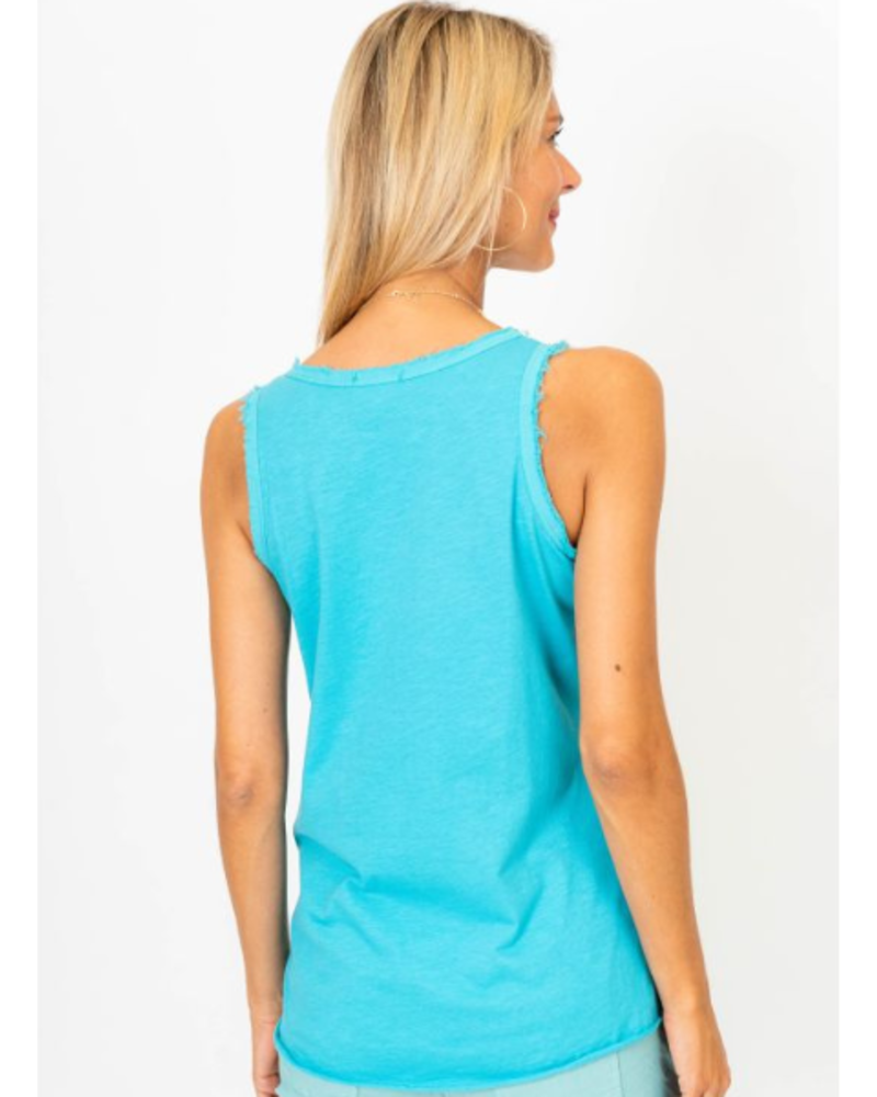 Gold and Silver Brushstrokes Tank