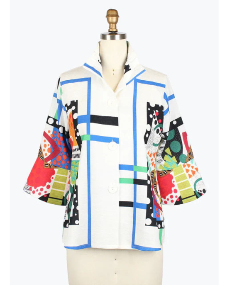 Abstract Framed Art Jacket