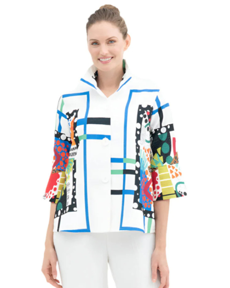 Abstract Framed Art Jacket