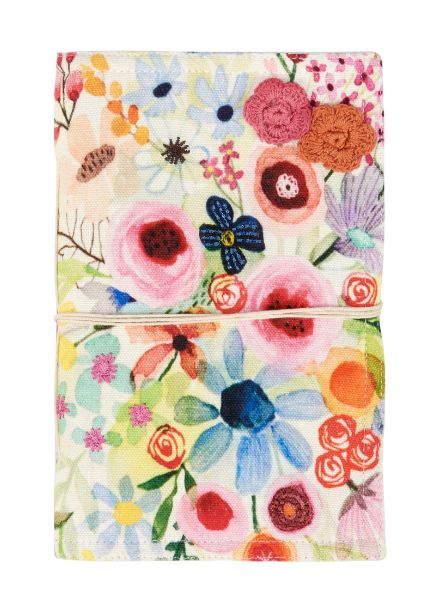 Floral Bouquet Fabric Covered Journal