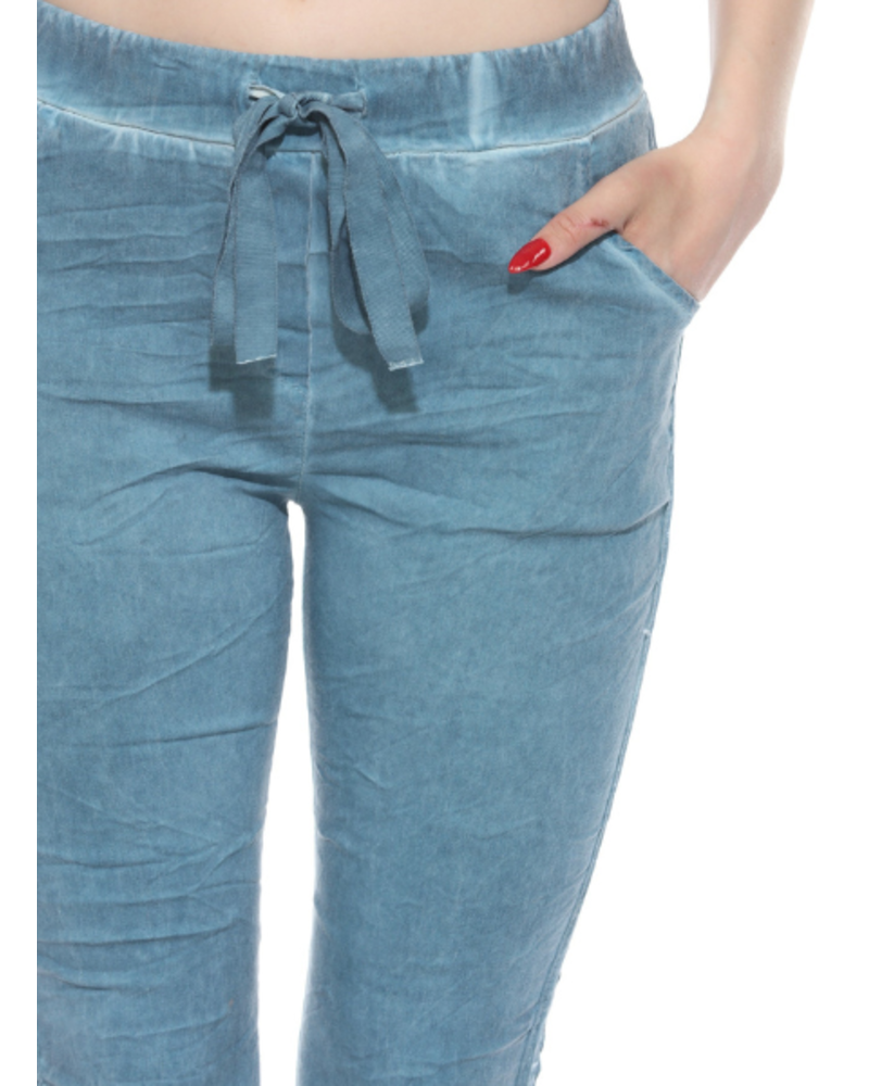 Mineral Washed Stretchy Joggers