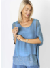 Sequin Hem Silk Top