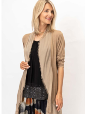 Silk Long Ruffle Jacket