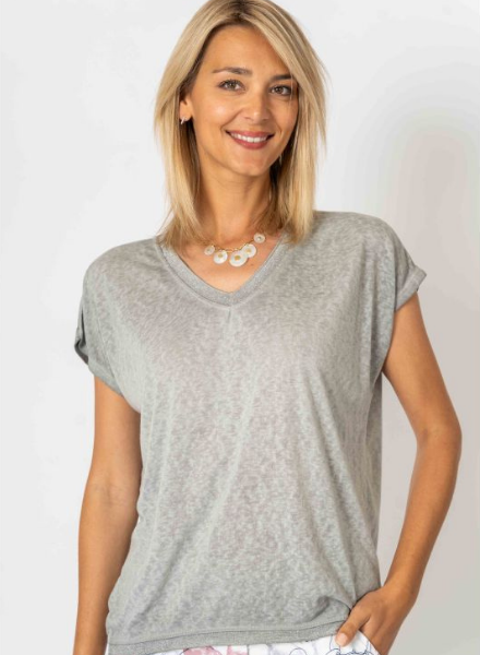 Super Soft V-Neck Short Sleeve Tee