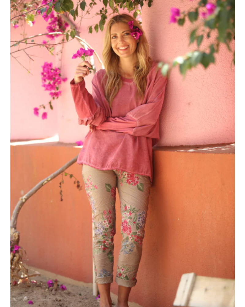 Floral Printed One Size Joggers