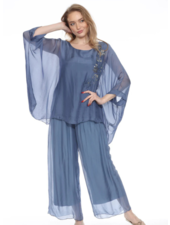 Embroidered Silk Blouse