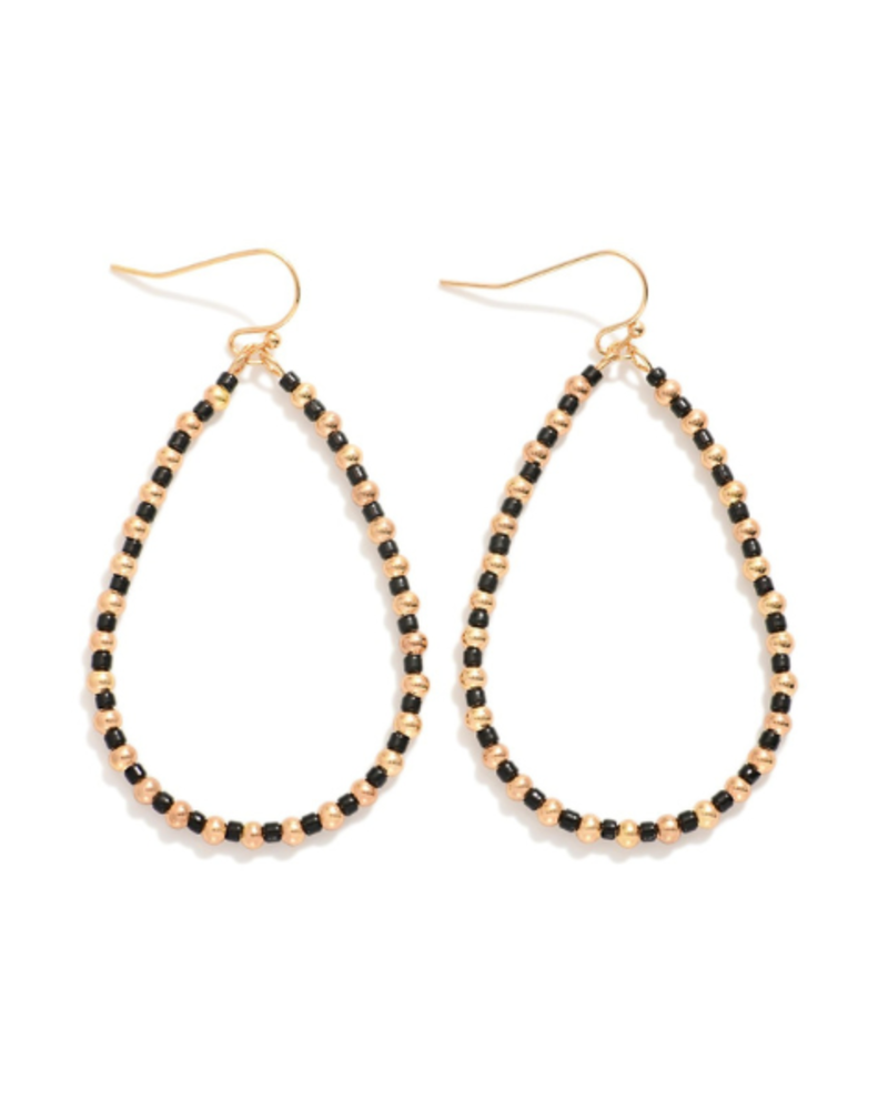Beaded Teardrop Earrings