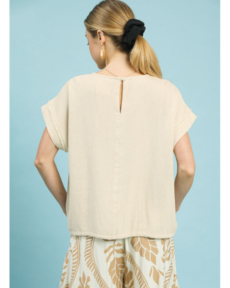 Draw String Hem Top