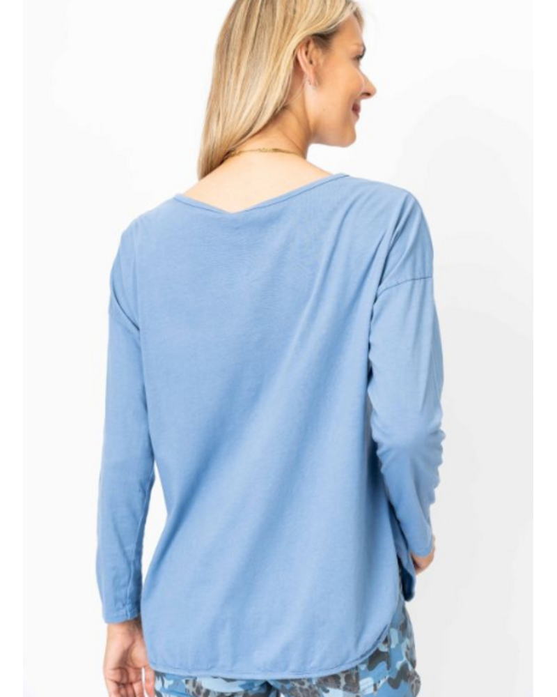 Sequin Pocket Long Sleeve Tee