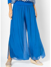 Silk Pant with Slit
