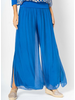 Silk Pant with Slit