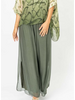 Silk Pant with Slit