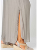 Silk Pant with Slit