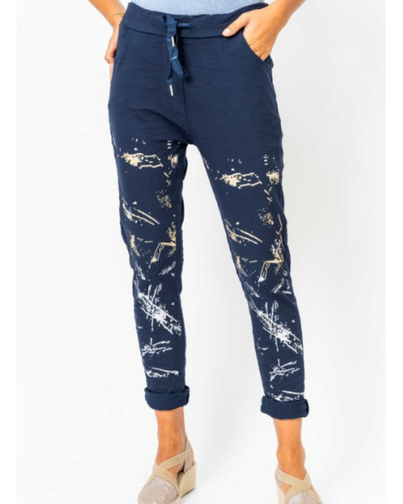 Silver and Gold Foil Jegging