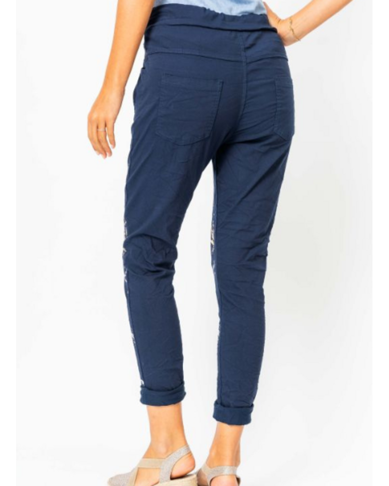 Silver and Gold Foil Jegging