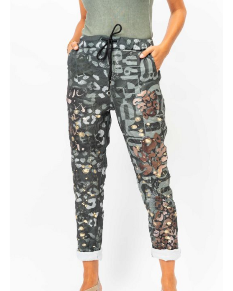 Unique Animal Print "Love" Joggers
