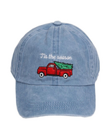 Christmas Truck Denim Hat