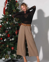 Rhinestone Embellished Pant