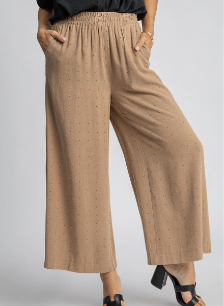 Rhinestone Embellished Pant