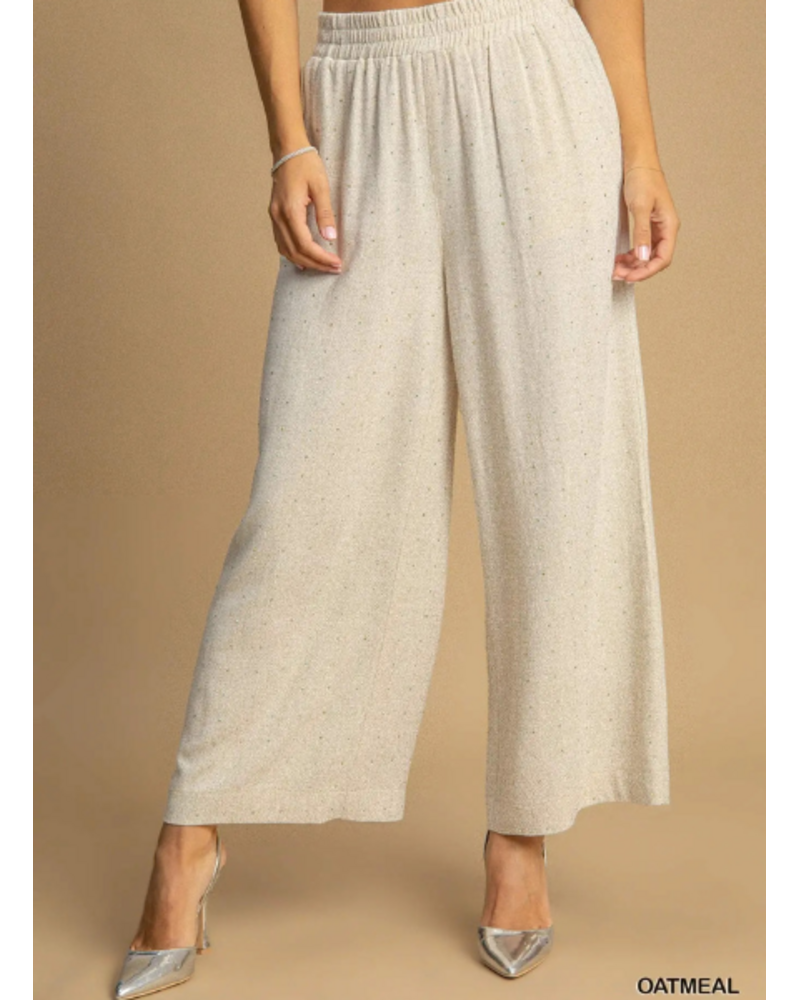 Rhinestone Embellished Pant