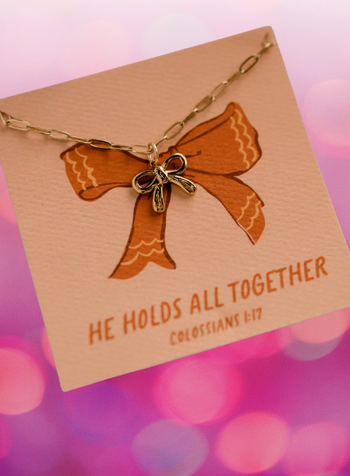Bow Charm Necklace