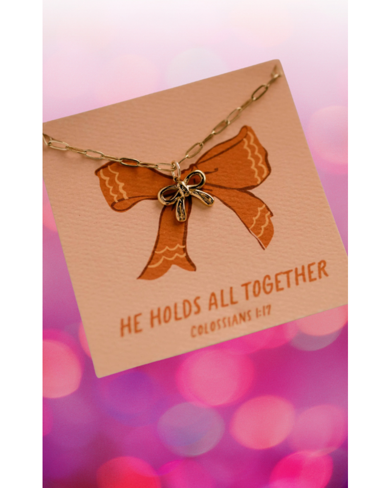 Bow Charm Necklace