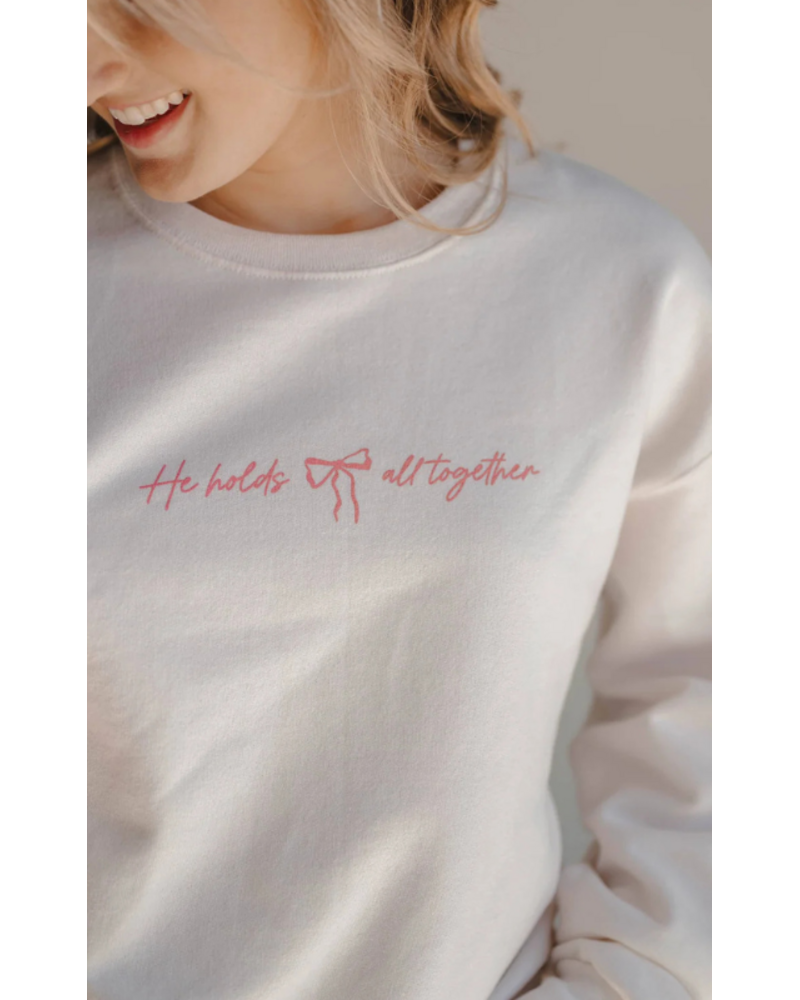 Colossians 1:17 Bow Sweatshirt