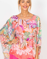 Flower Garden Silk Blouse