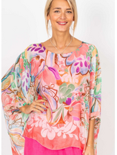 Flower Garden Silk Blouse