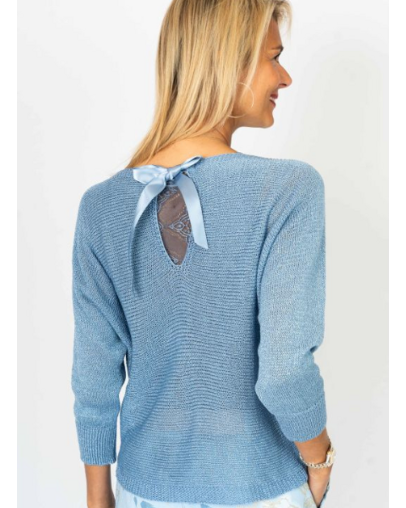 Sweater With Bow On Back