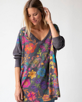 Floral Longsleeve Cotton Easy Tee