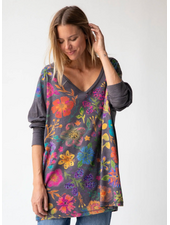 Floral Longsleeve Cotton Easy Tee