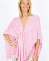 Tie Front Knit Cover Up
