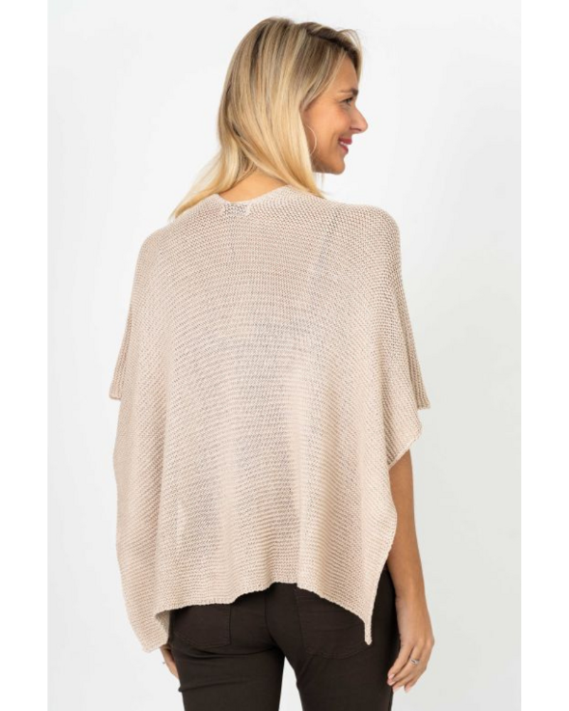 Tie Front Knit Cover Up