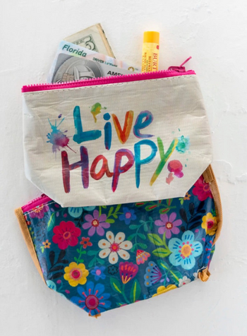 Reversible Zip Pouch Small