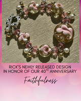 Out Of The Fire Faithfulness 5-bead Lampglass Bracelet