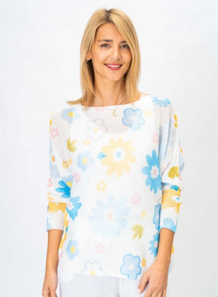 Daisy Knit Sweater