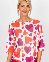 Heart On Your Sleeve Knit Sweater