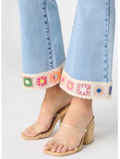 Flower Walk Crop Jean